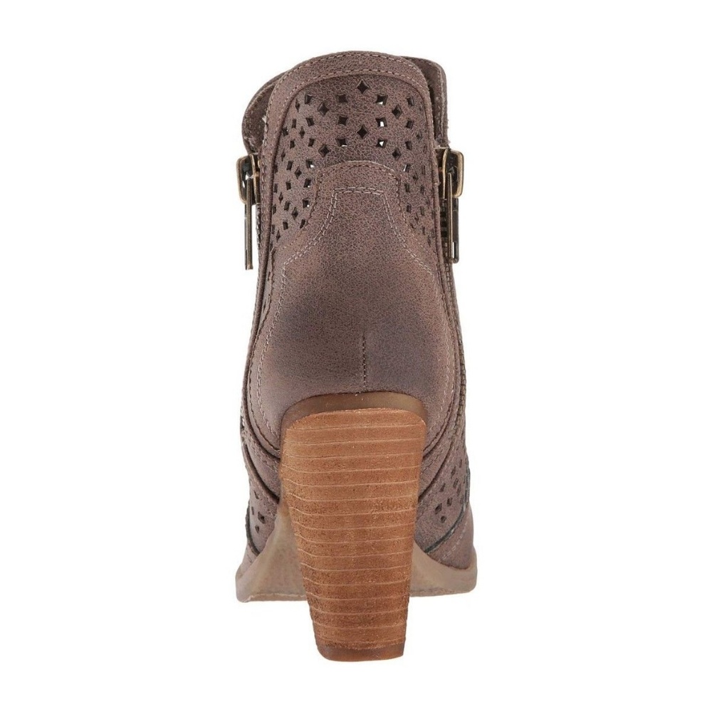NWT Not Rated Gretchen Ankle Boots Taupe NRLB0385 - Picture 7 of 7